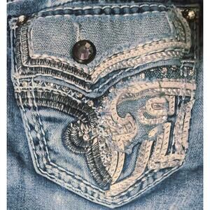 High-Rise Easy Boot Rock Revival Jeans "Faience" Tag Size: 30 Inseam: 31"